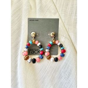 Multicolor stone dangle Nordstrom earrings